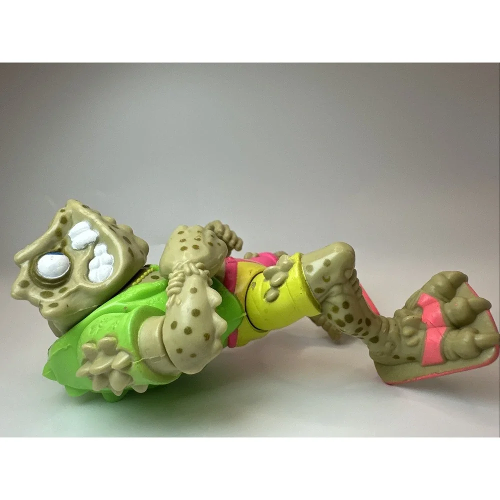 Vintage 1990 TMNT Napoleon Bonafrog w/ Card Teenage Mutant Ninja Turtles